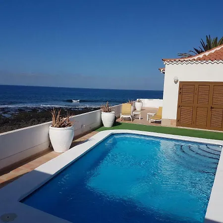 Villa Beachfront Romantica With Private Pool, Jacuzzi, Large Terrace, Bbq, Wifi, Parking Costa Adeje (Tenerife)